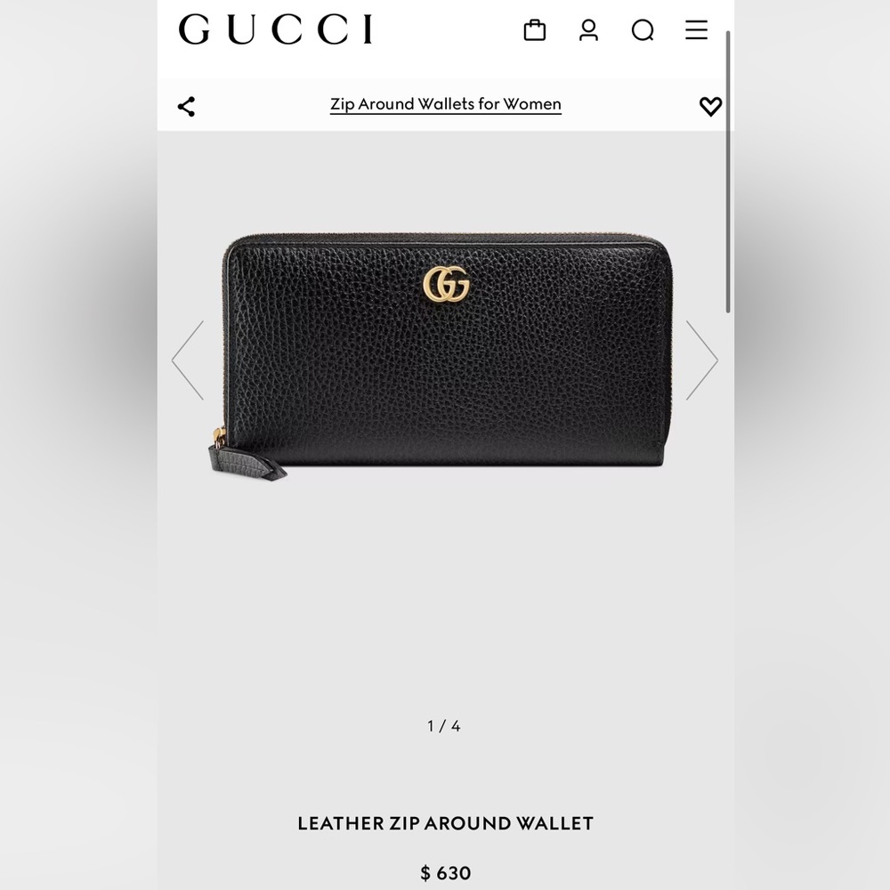 🌼🌼🌼Gucci Black Leather Wallet🌼🌼Huge Discount!!!!